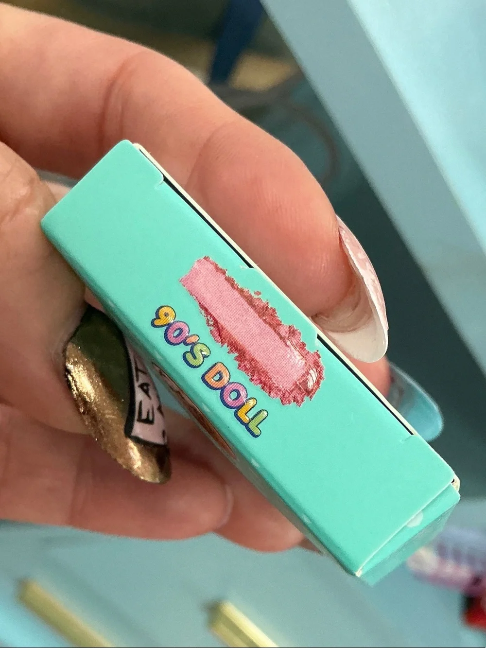 Polly Pocket 90's Doll Single Eyeshadow - Pink Shimmer